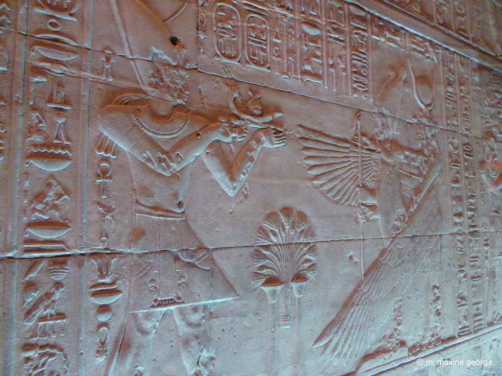Temple of Isis Philae wall scriptures