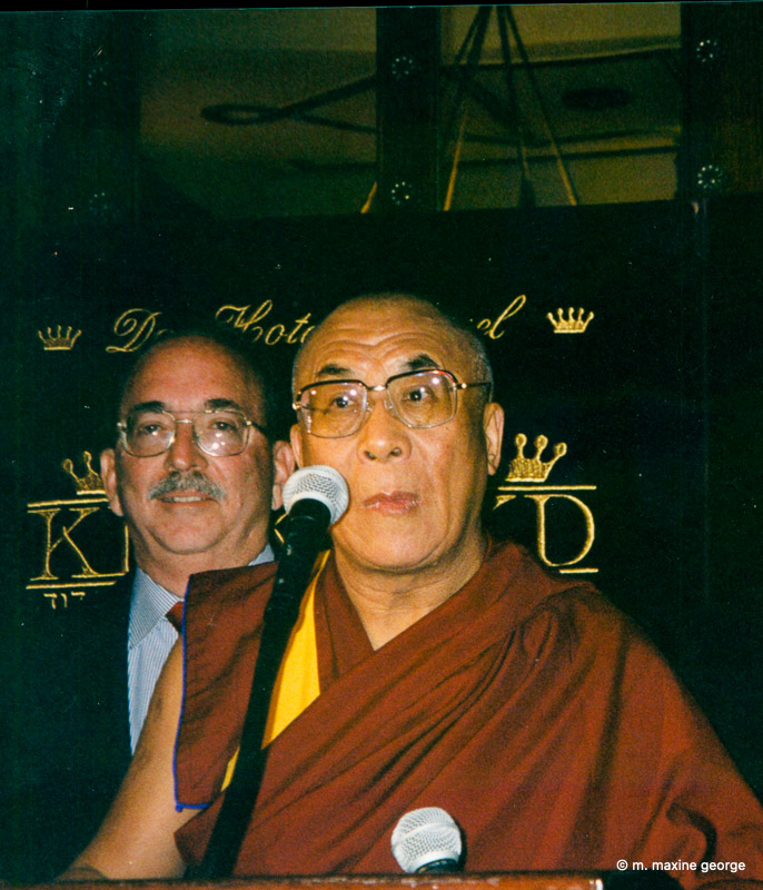 The Dalai Lama speaks at the King David Hotel, Jerusalem