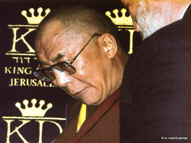 The Dalai Lama speaks at the King David Hotel, Jerusalem