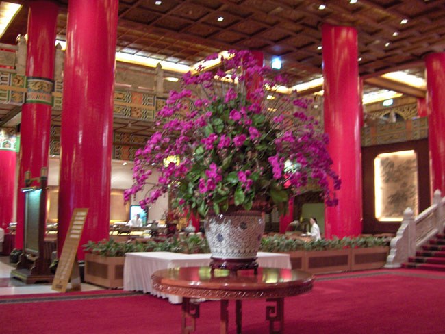 Lobby of the Grand Hotel, Taipei, Taiwan