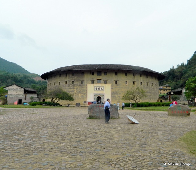 Visiting a Tulou in Yongding China